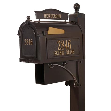 metal mail boxes from lowe's